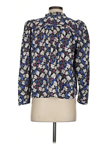 The Westside Long Sleeve Silk Top (view 2)