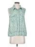 CAbi 100% Polyester Green Sleeveless Blouse Size S - photo 1