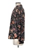 DR2 100% Polyester Floral Black Long Sleeve Blouse Size M - photo 5