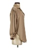 Glam Tan Long Sleeve Blouse Size S - photo 4