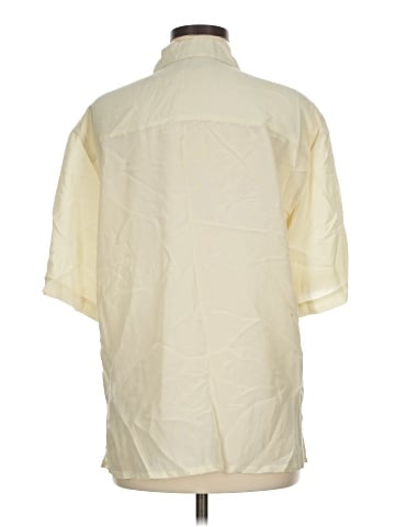 August Silk Short Sleeve Silk Top (view 2)