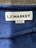 L.F. Markey 100% Cotton Blue Poncho One size - photo 7