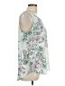 Van Heusen 100% Polyester Green Sleeveless Blouse Size L - photo 4