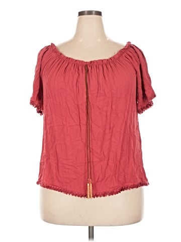 Sky Short Sleeve Blouse (view 1)