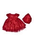 Rare Editions 100% Polyester Red Dress Size 6-9 mo - photo 1