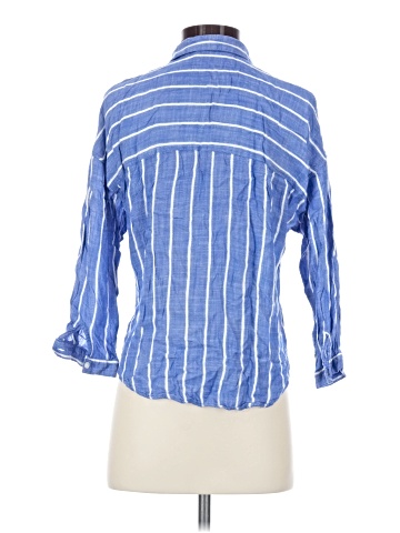 Zara Basic 3/4 Sleeve Button-Down Shirt (view 2)