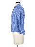 Zara Basic Stripes Blue 3/4 Sleeve Button-Down Shirt Size XS - photo 5