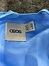 ASOS 100% Polyester Solid Blue Cocktail Dress Size 6 - photo 7