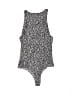 Gaze Silver Black Bodysuit Size S - photo 2