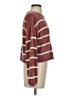 Double Zero 100% Polyester Stripes Burgundy Pullover Sweater Size S - photo 4