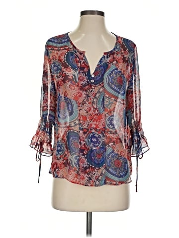 Umgee 3/4 Sleeve Blouse (view 1)