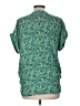 Max Studio 100% Polyester Green Short Sleeve T-Shirt Size M - photo 2