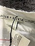 Alice + Olivia 100% Polyester Metallic Solid White Silver Casual Pants Size 0 - photo 7