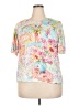 Talbots Tropical Pink Short Sleeve Top Size 2X - photo 1