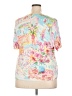Talbots Tropical Pink Short Sleeve Top Size 2X - photo 2