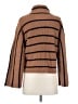 The Workshop Stripes Brown Turtleneck Sweater Size S - photo 2