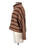 The Workshop Stripes Brown Turtleneck Sweater Size S - photo 5