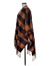 Matilda Jane 100% Acrylic Plaid Orange Brown Poncho One size - photo 5
