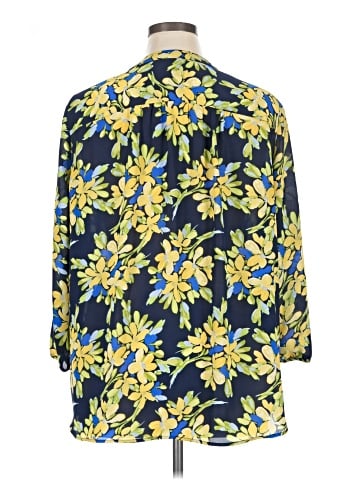 Jones New York Signature 3/4 Sleeve Blouse (view 2)