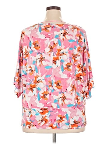 JM Collection 3/4 Sleeve T-Shirt (view 2)