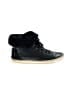 Ugg Australia 100% Leather Solid Black Sneakers Size 10 - photo 1