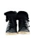Ugg Australia 100% Leather Solid Black Sneakers Size 10 - photo 2