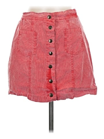 Don't Ask Why Denim Skirt (view 1)