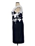 Connected Apparel Graphic Blue Cocktail Dress Size 16 - photo 5