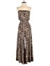 Charlotte Russe Animal Print Brown Jumpsuit Size M - photo 1