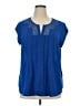 Daniel Rainn Blue Sleeveless T-Shirt Size XL - photo 1