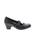 Clarks 100% Leather Black Heels Size 9 (wide) - photo 1