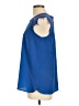 Brixon Ivy 100% Polyester Blue Sleeveless Blouse Size L - photo 5