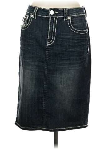 Cartise Denim Skirt (view 1)