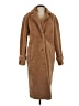 Express 100% Polyester Brown Tan Coat Size S - photo 1