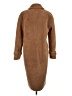 Express 100% Polyester Brown Tan Coat Size S - photo 2