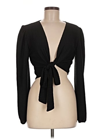 Missguided Long Sleeve Blouse (view 1)