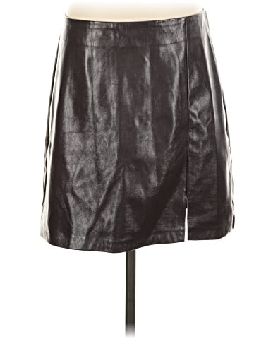 Topshop Faux Leather Skirt (view 1)