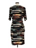 Connected Apparel Graphic Black Cocktail Dress Size 12 - photo 2