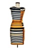 En Focus Studio Stripes Orange Casual Dress Size 6 - photo 1