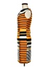 En Focus Studio Stripes Orange Casual Dress Size 6 - photo 5