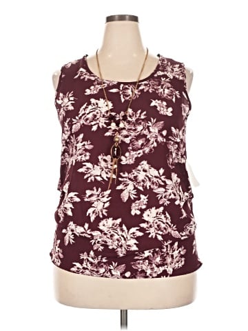 Sky Sleeveless Blouse (view 1)