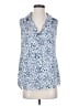 CAbi 100% Polyester Blue Sleeveless Blouse Size XS - photo 1