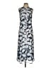 CAbi 100% Polyester Print Blue Casual Dress Size XS - photo 1
