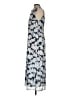 CAbi 100% Polyester Print Blue Casual Dress Size XS - photo 5