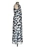 CAbi 100% Polyester Print Blue Casual Dress Size XS - photo 4
