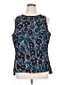 CAbi 100% Polyester Blue Sleeveless Blouse Size XL - photo 1