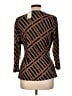 Anne Klein Brown 3/4 Sleeve Blouse Size L - photo 2