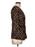 Anne Klein Brown 3/4 Sleeve Blouse Size L - photo 4