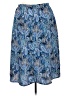 Blair 100% Polyester Paisley Blue Casual Skirt Size XL - photo 2