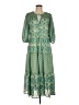 Gallery Paisley Green Casual Dress Size 6 - photo 1